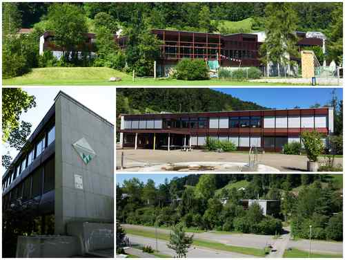 Verschiedene Ansichten der Schulhauses Altlandenberg