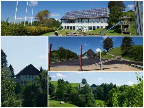 Verschiedene Ansichten vom Schulhaus Sternenberg